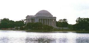 The Jefferson Memorial.