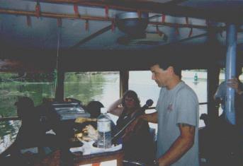Inside the Swamp Boat
