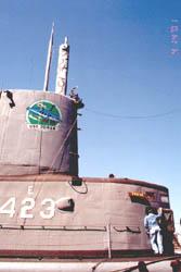 The conning tower of the U.S.S. Torsk